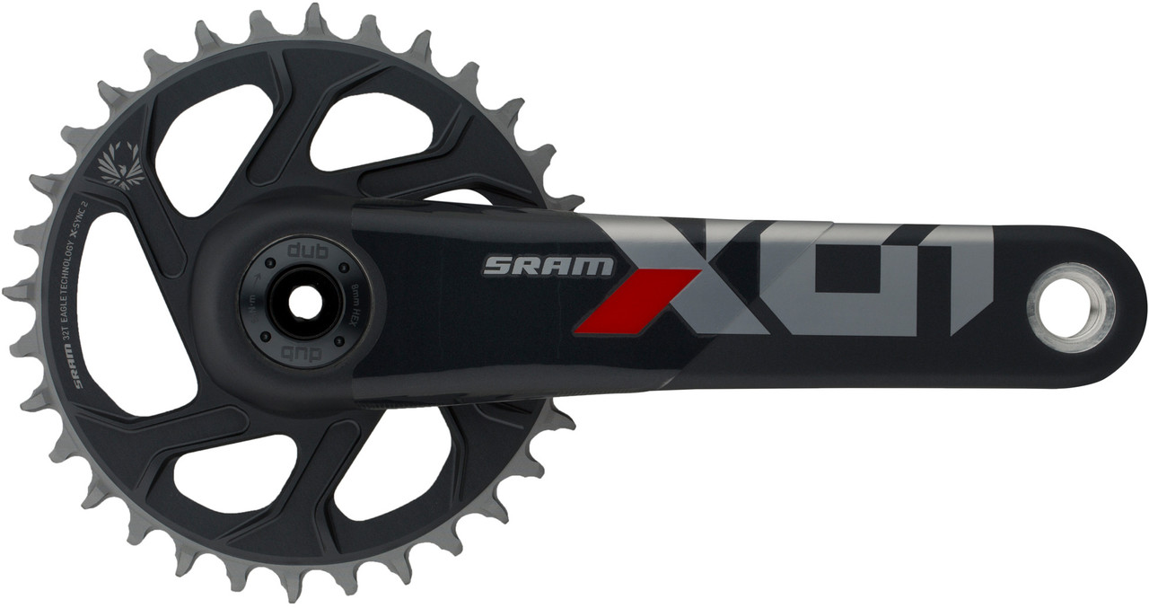 SRAM X01 Eagle Boost DUB DM 12-speed Carbon Crankset - bike-components