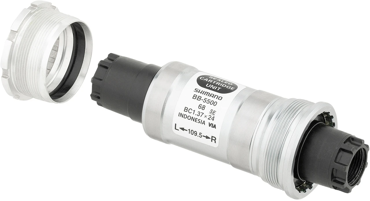 SHIMANO 105 BB-5500 68x118.5mm Octalink V1 Spline English Bottom Bracket