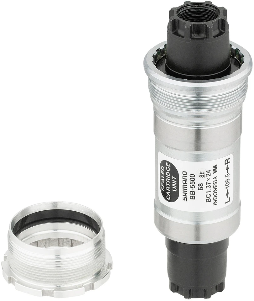 SHIMANO 105 BB-5500 68x118.5mm Octalink V1 Spline English Bottom Bracket