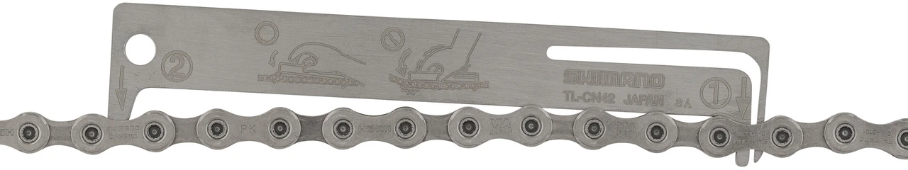 Shimano TL-CN42 Kettenverschleißlehre Chain Checker Kettenmesslehre 42 Y12160000 