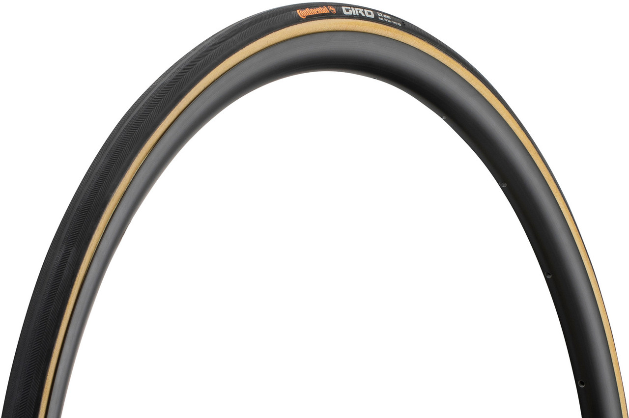 Transparent Skin Tubular Tyre Continental Giro 28 x 22mm Black 
