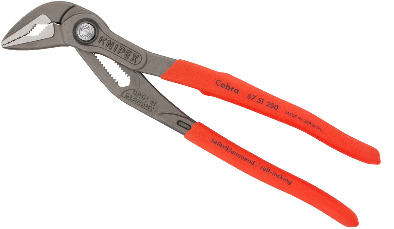 Acheter KNIPEX Pince réglable, mors coudé, plat et large