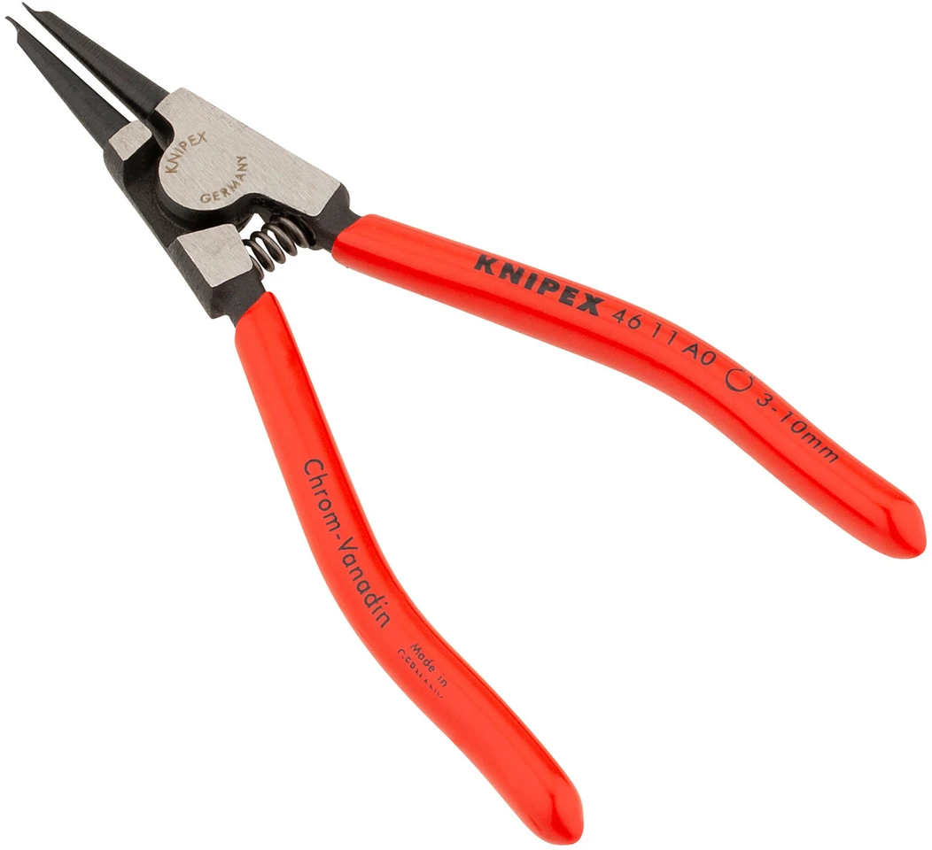 KNIPEX 49 11 A2-180mm Straight External Tip Circlip Pliers 19-60mm 