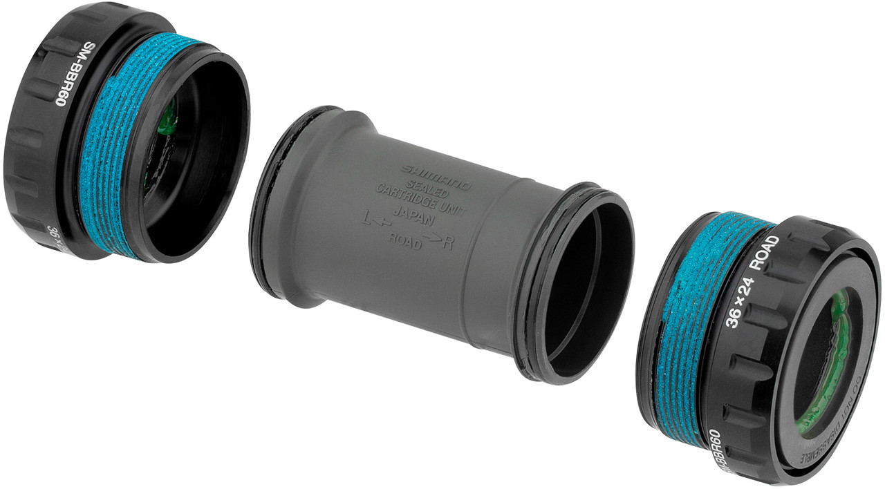 Shimano SM-BBR60 Hollowtech II Bottom Bracket - 68mm BSA, Ultegra/105/CX70 Compatible, New In Box