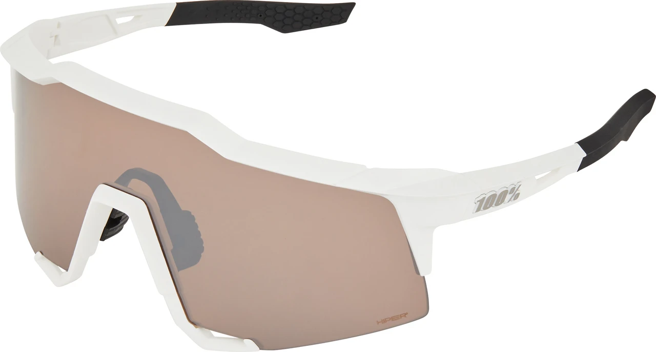 100% Eyewear SPEEDCRAFT SL Performance Sunglasses Black w/HiPER Red Mirror Lens