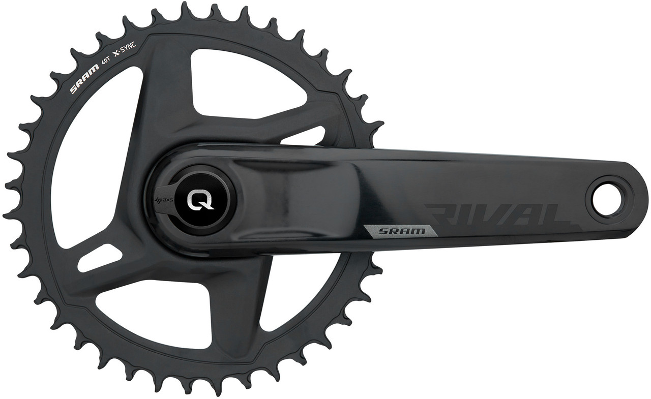 公式ストア 自転車のQBEI  店SRAM スラム Rival1 AXS Power Meters DUB Wide  ライバル1アクセスパワーメーターDUBワイド 40T 46T 1x12s