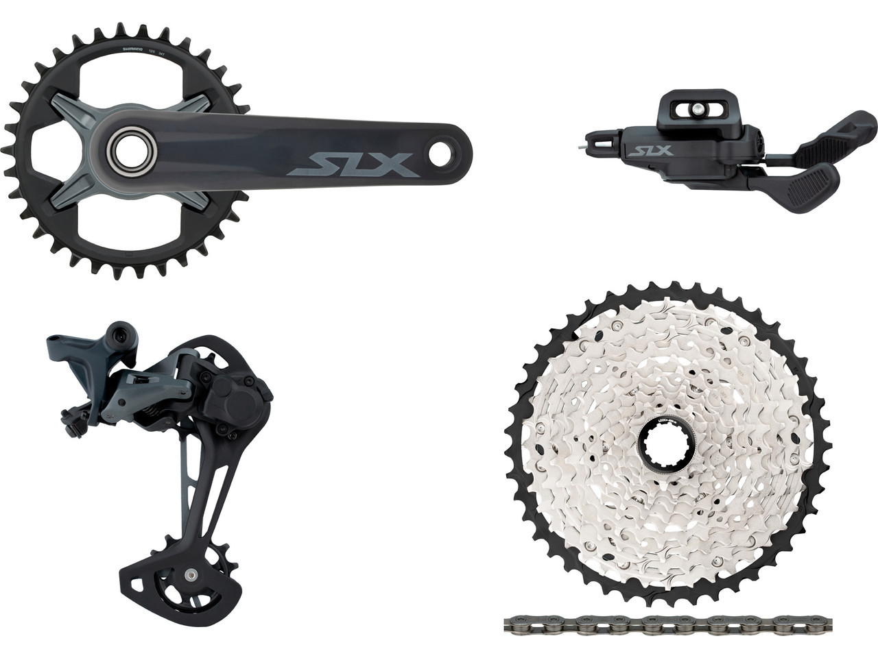 SHIMANO SLX M7100 Groupset MTB Mountain Bike 1x12-Speed 51T, 55% OFF