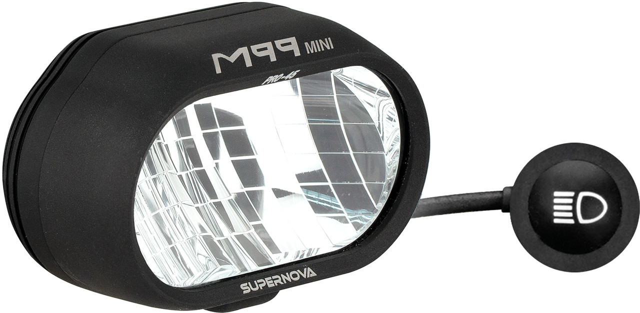 Supernova E-Bike Scheinwerfer M99 MINI PRO45, Universal 12V, mit Magn