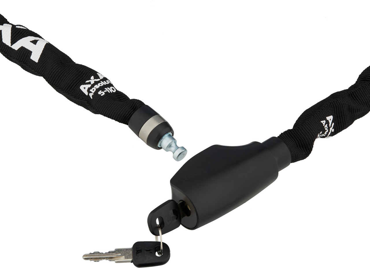 AXA Absolute 7-150 Kettenschloss - 150cm Fahrradschloss Sicherheitsstufe 7