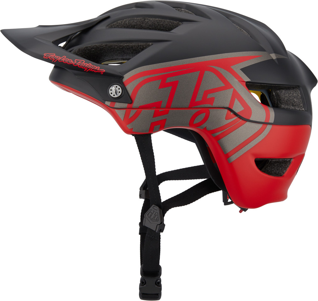 Troy Lee Designs A1 MIPS Helm Classic Black/red 2020 Fahrradhelm