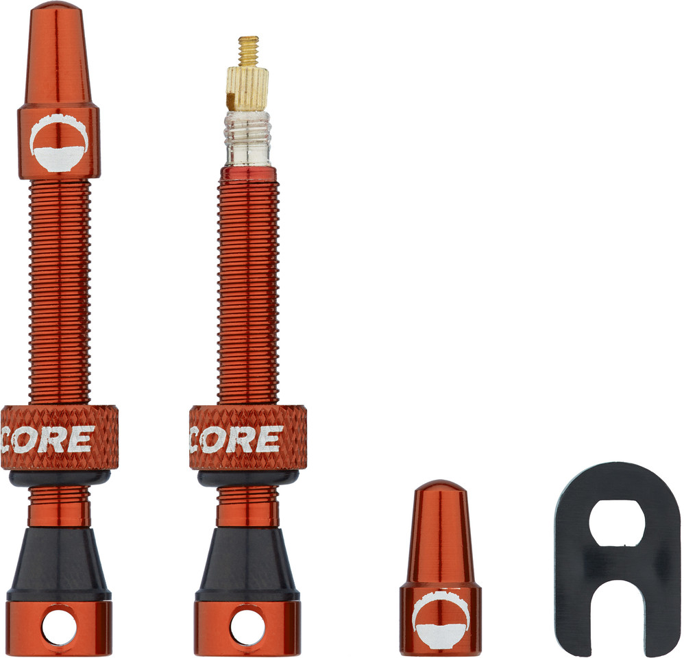 Valvole Tubeless CushCore 44mm - Oil Slick, Per Inserti Pneumatici E Gonfiaggio Facilitato