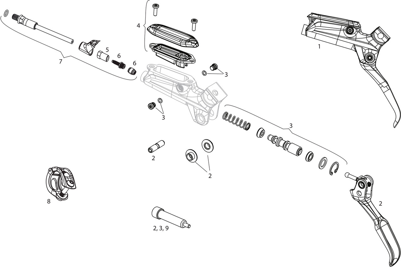 sram level t lever adjustment