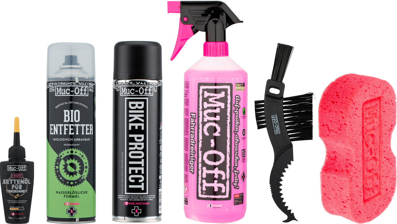 Muc off bike care essentials best sale kit