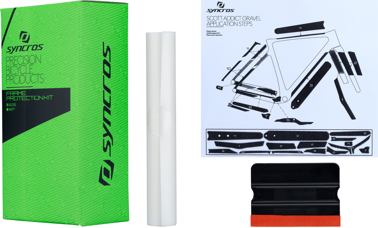 Syncros Frame Protection Sticker Set for Scott Addict Gravel bike