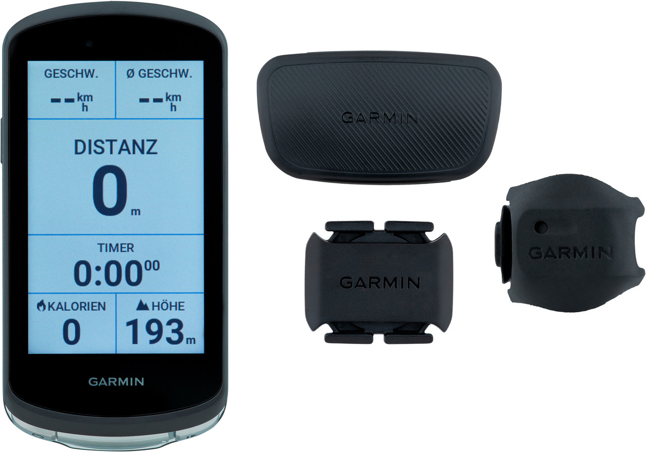 Garmin Compteur d'Entraînement GPS Edge 1040 Bundle + Système de