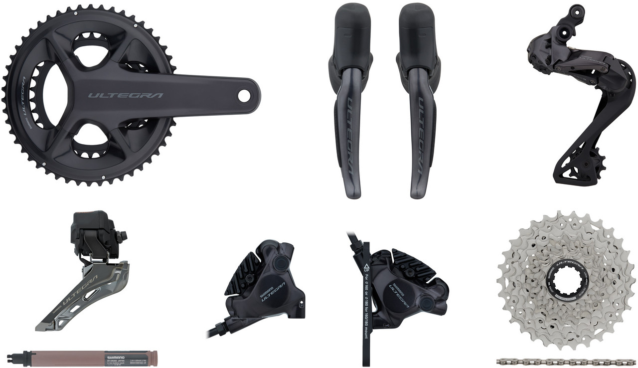 Shimano Ultegra Di2 R8150 2x12 34-50 Disc Brake Groupset bike-components
