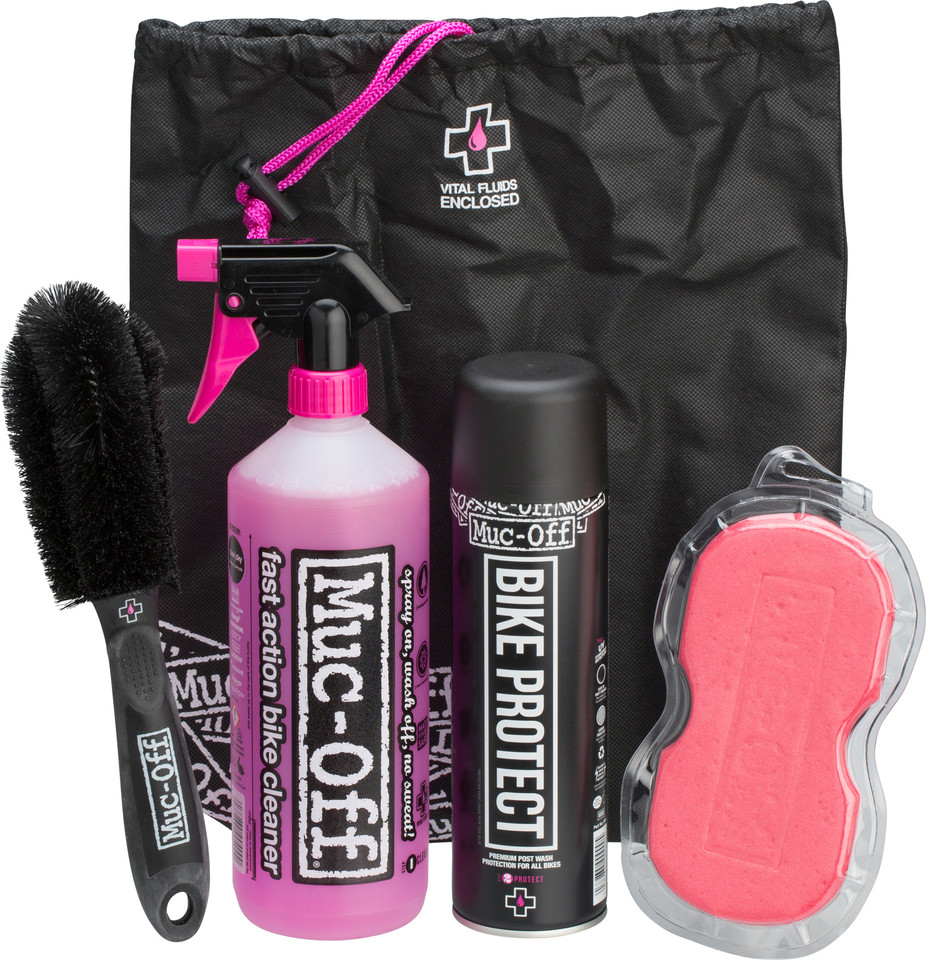 Kit Entretien Moto Nettoyage Protection Lubrifiant MUC-OFF - Street