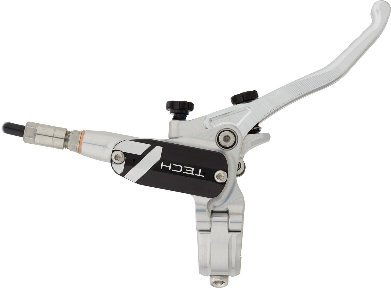 Frein Arrière Hope Tech4 E4 Argent / Violet Durite Tressé Aviation