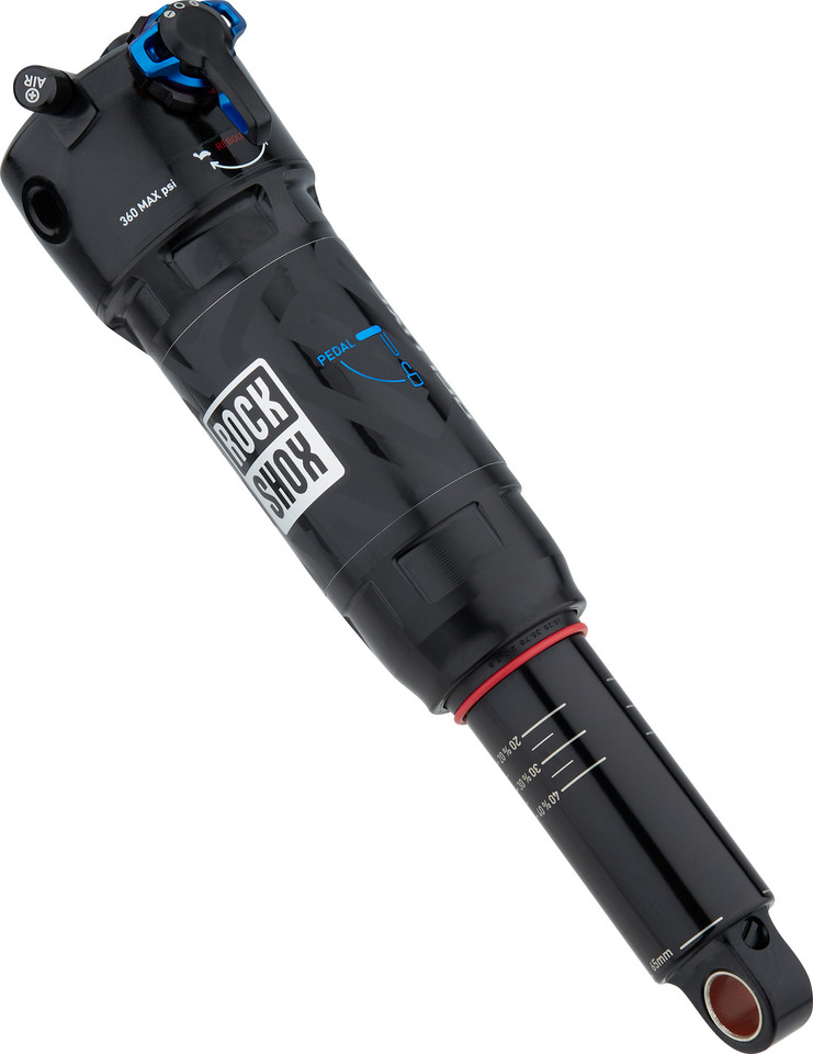 Ammortizzatore Posteriore RockShox Deluxe Ultimate RCT - 205x57,5mm - Trunnion - Approvato Per E-Bike