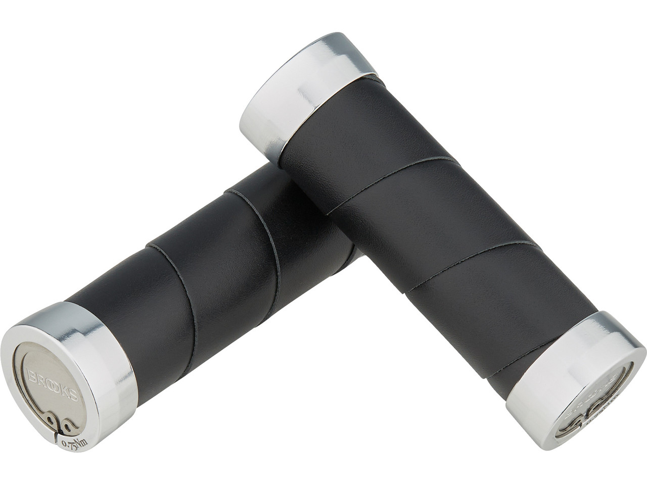 Brooks Slender Leather Handlebar Grips for Twist Shifters (twosided