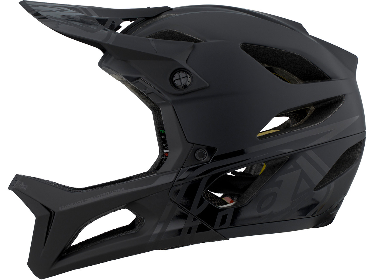 Troy Lee Designs Stage Helmet Cheekpads Off-Road BMX Cyling Helmet Accessories 15mm Black 