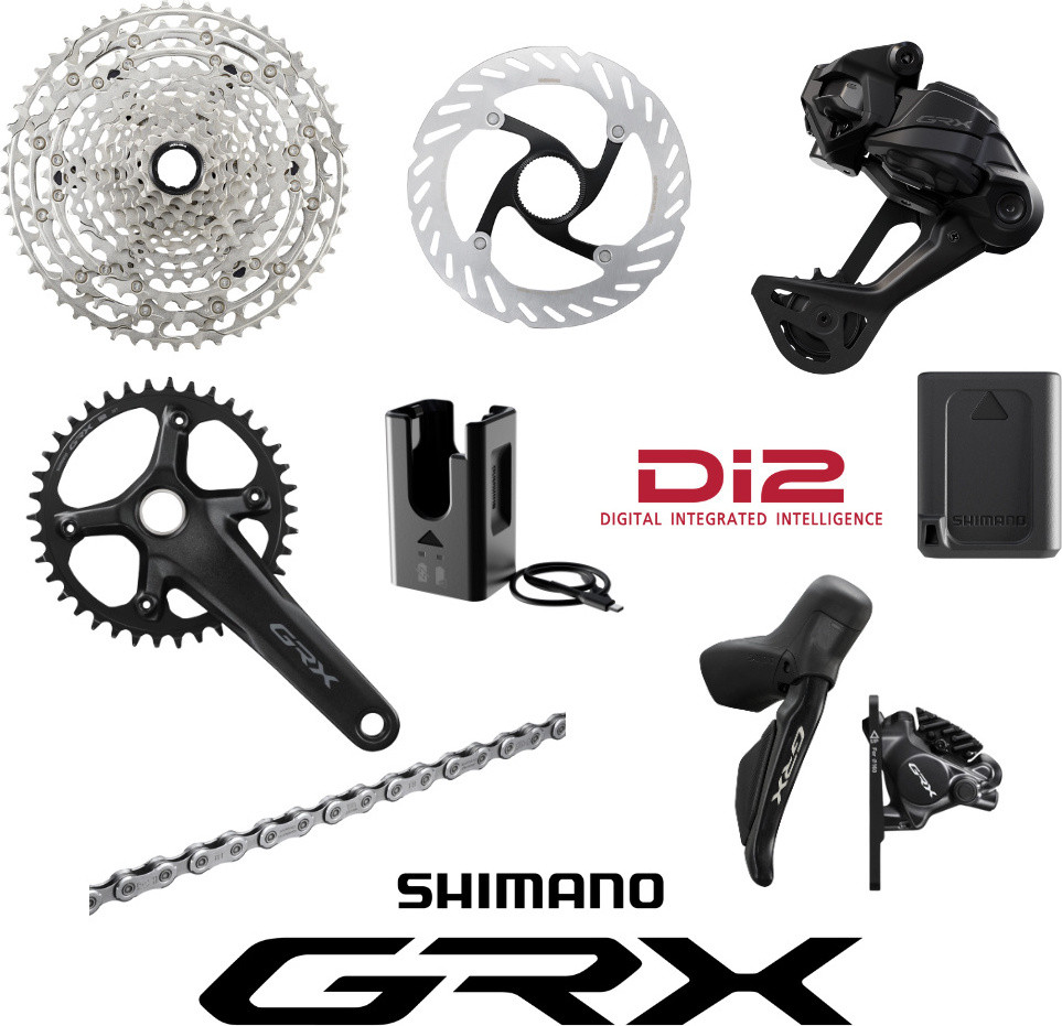 Shimano GRX Di2 RX717 gruppesæt 1x12
