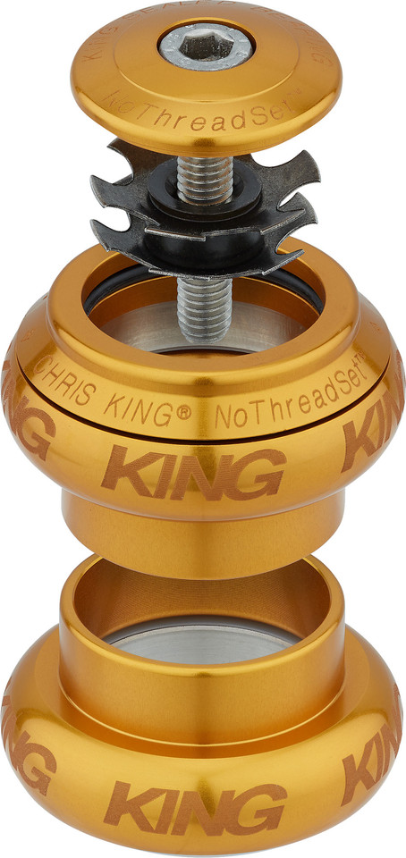 QmeNa Jeu De Direction Sans Filetage – 1 Pouce, EC30/25,4mm Et EC30/27mm, Roulements Extérieurs Acier, Hauteur 29mm