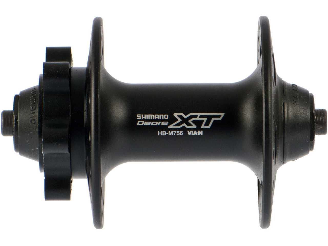 Shimano, Deore XT HB-M756, Moyeu à disque avant, 32T, 6 boulons, 100mm, QR, Noir|Shimano| – Cycle LM