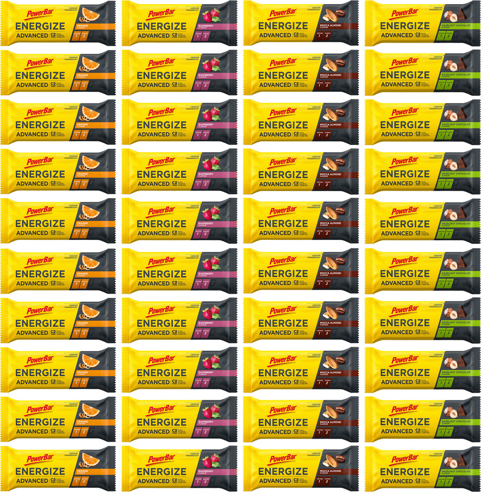 Powerbar Barrita energética Energize Advanced 40 unidades bike