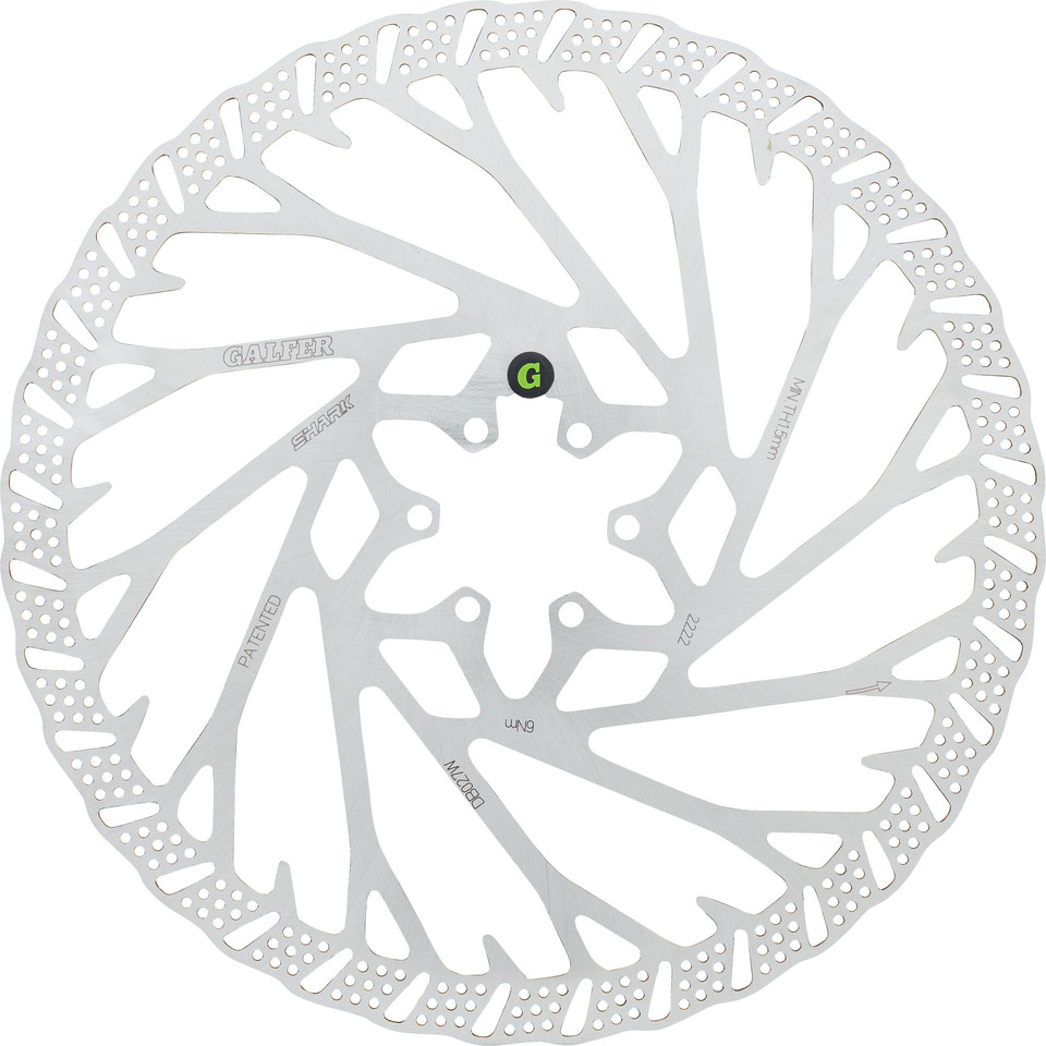 GALFER Fixed Disc Shark 2 mm MTB 6-Loch Bremsscheibe - bike-components