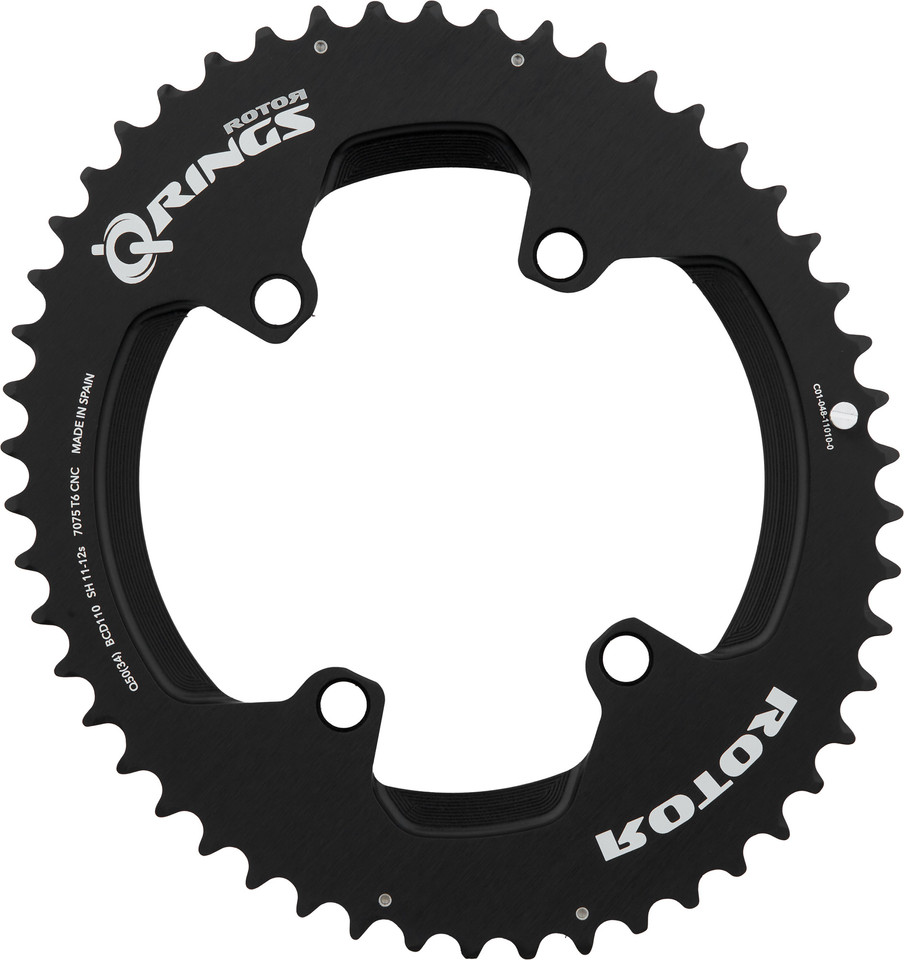 Rotor Road Chainring, 4arm, Qring, 110 mm BCD 11/12speed bike