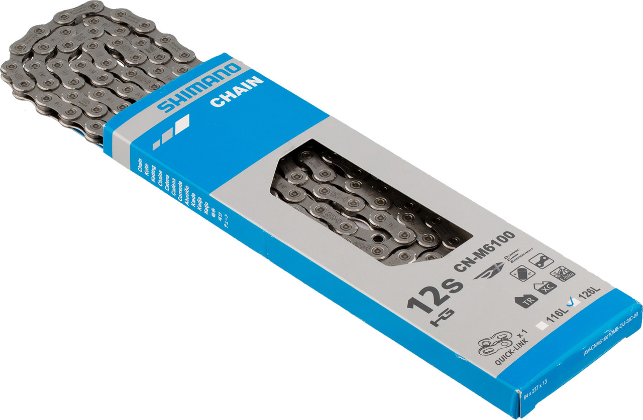 Catena Shimano Deore CN-M6100 12V 117 Maglie – Nuova OEM Per Bici Da Strada E MTB