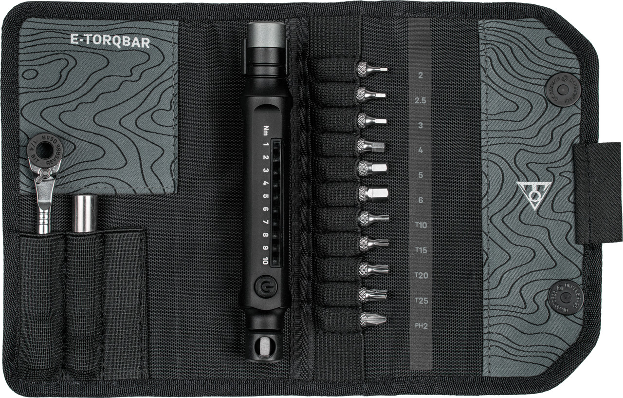 Topeak E-TorqBar Tool Set with 1–10 Nm Torque Wrench - bike-components