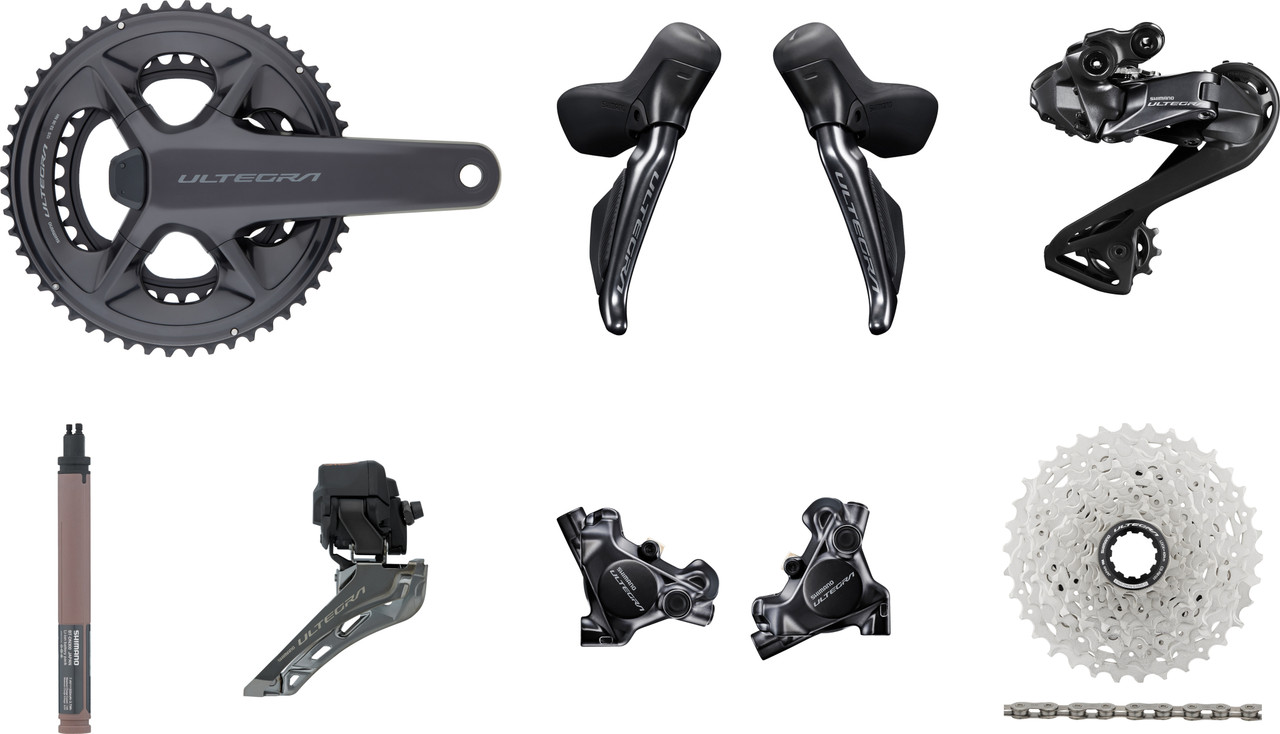 Shimano Ultegra Di2 R8150 power meter group 2x12 with disc brake