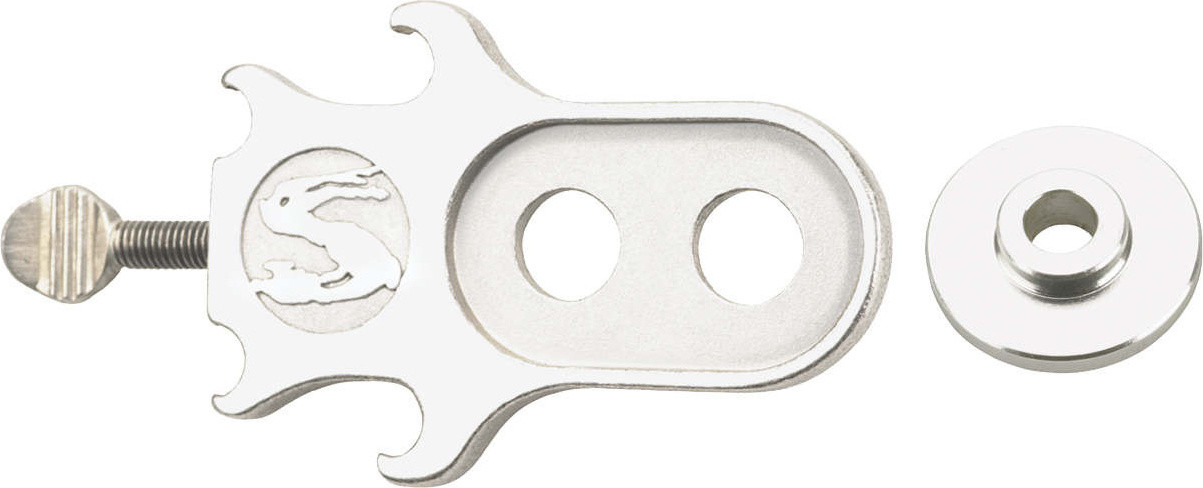 Surly Tuggnut Chain Tensioner: Stainless Steel, Tool-Free
