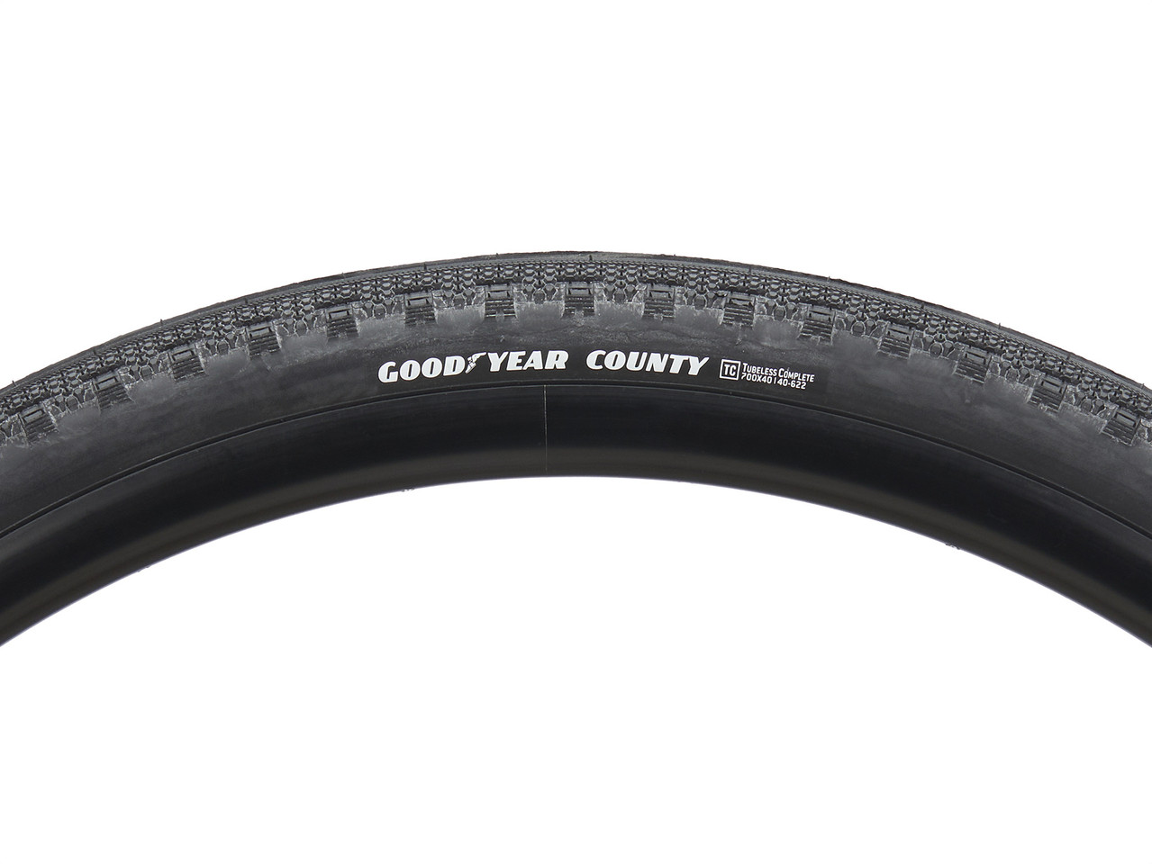 Goodyear County Ultimate Tubeless Complete Tyre in Black 650x50c
