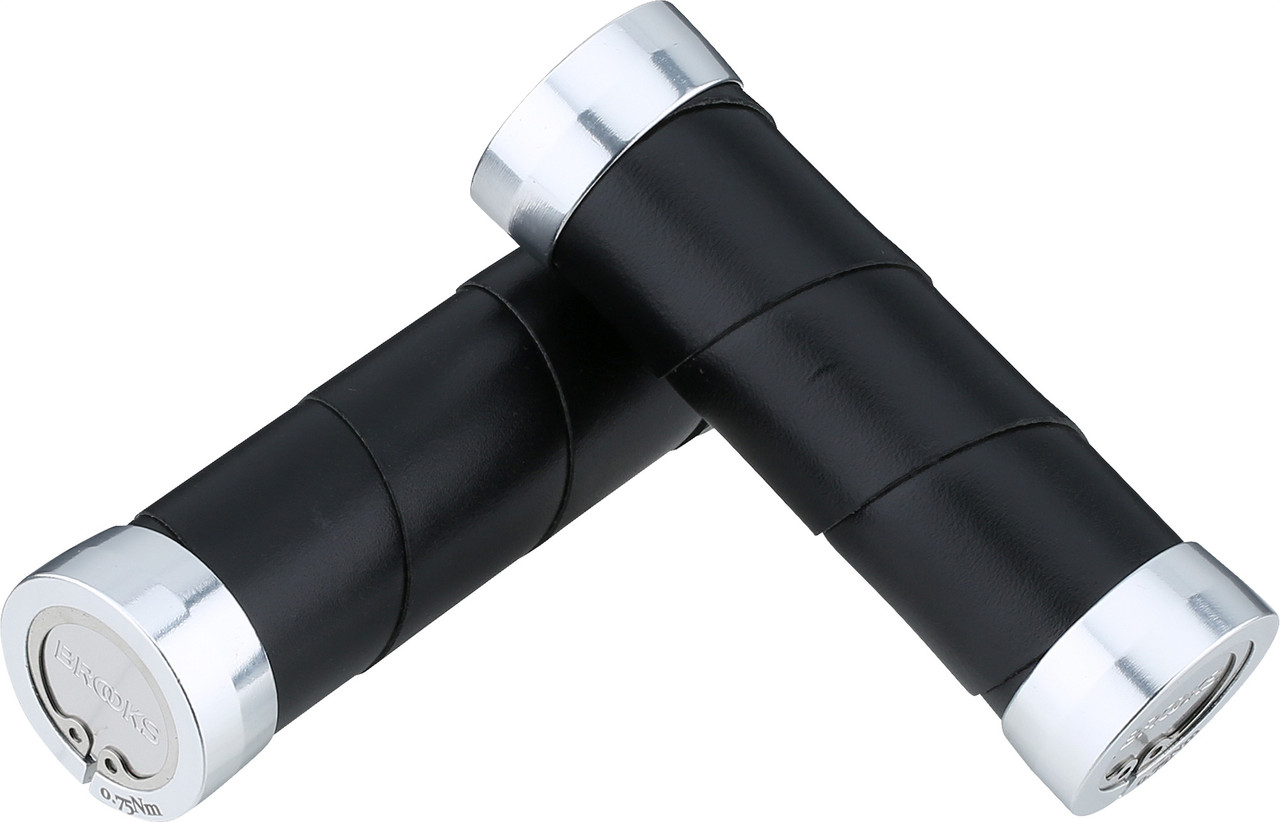 Brooks Slender Leather Handlebar Grips for Twist Shifters