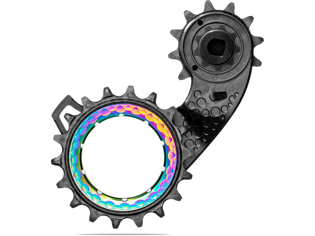 Cage De Dérailleur Arrière ABSOLUTE BLACK HOLLOWCAGE Carbone Compatible SRAM AXS, Neuve