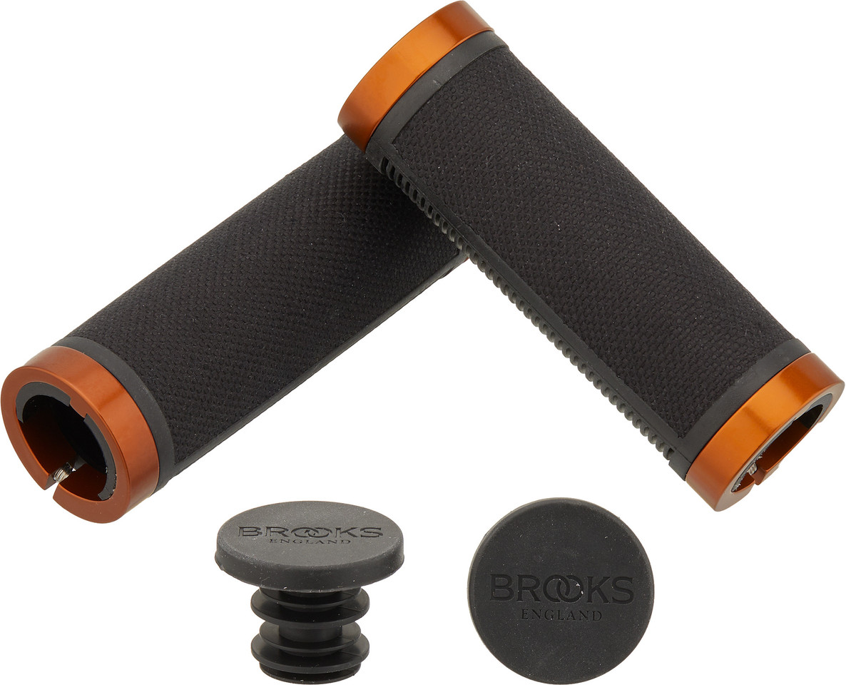 Brooks Cambium Rubber Handlebar Grips for TwoSided Twist Shifters
