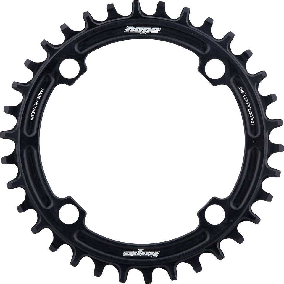 GOTOTOP Singlespeed-Kettenblatt – 104 Mm BCD, 32–38 Zähne, Alu, Schwarz – Für MTB, BMX & Rennrad