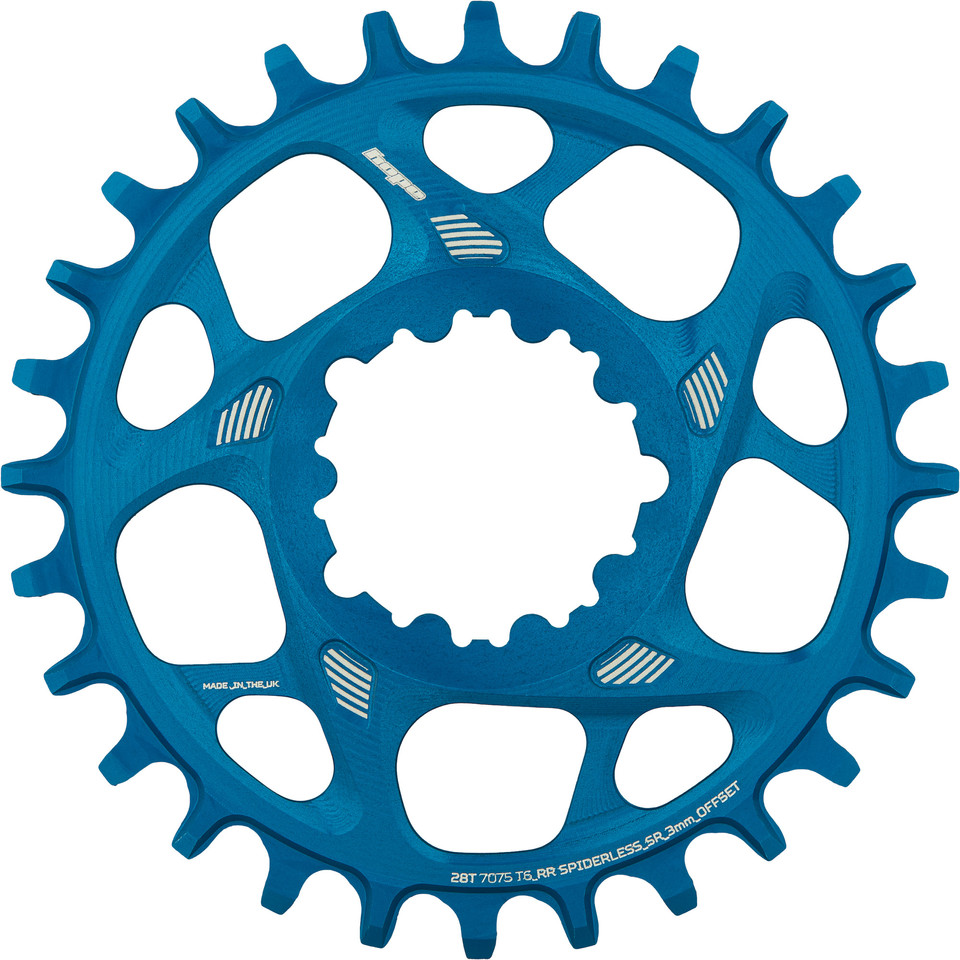 Hope Spiderless Retainer Chainring - 28t SRAM Direct Mount