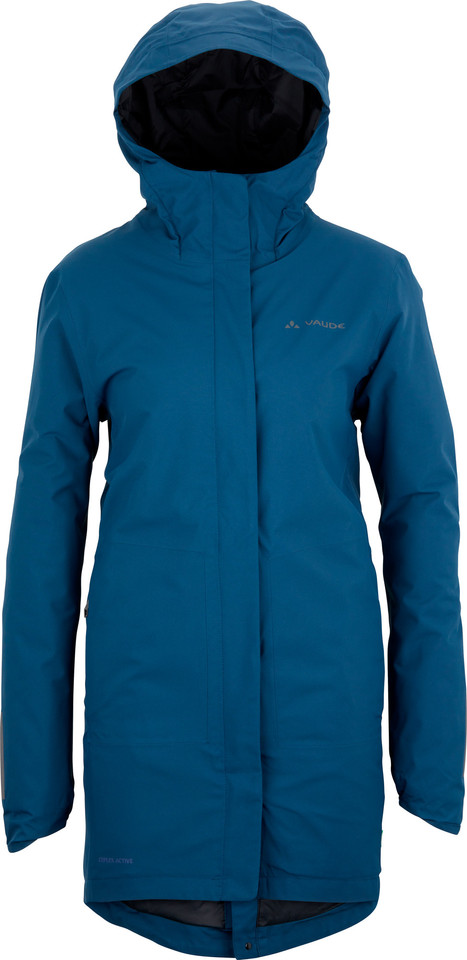 VAUDE Women s Cyclist Padded Parka II waterproof winter coat bike components