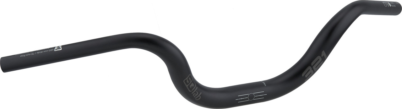 Manubrio Bicicletta City SQlab 311 3.0 Ergonomico - 35° Backsweep, 20° Downsweep, Alluminio, Per E-Bike