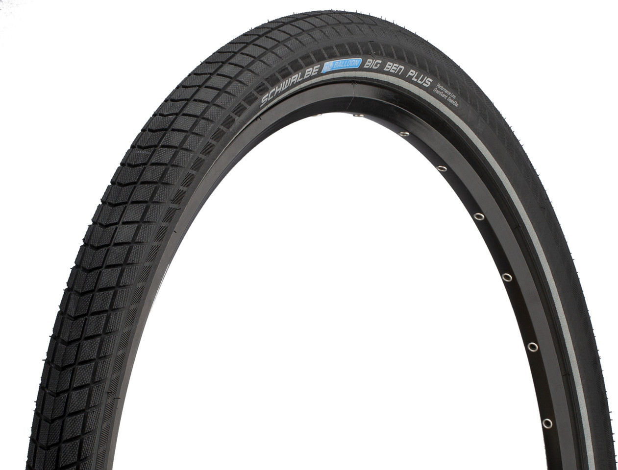 Schwalbe Big Ben Plus Drahtreifen - Performance | Addix | DD - Green Guard | ECE-R75 - 27.5x2.00" | Black Reflex