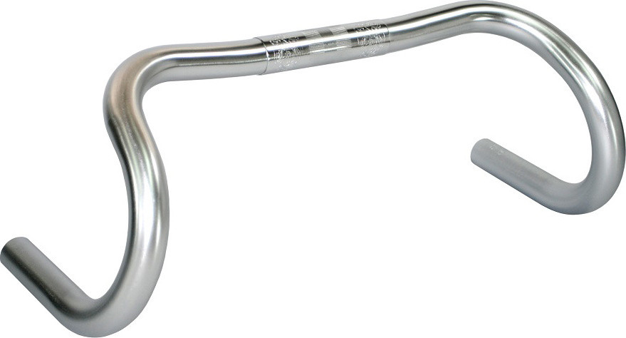 Guidon Nitto B206 Nordest En Acier Chromé, Courbure 20°, 25,4 Mm, Largeur 525 Mm – Idéal Pour Vélo De Route Ou Fixie