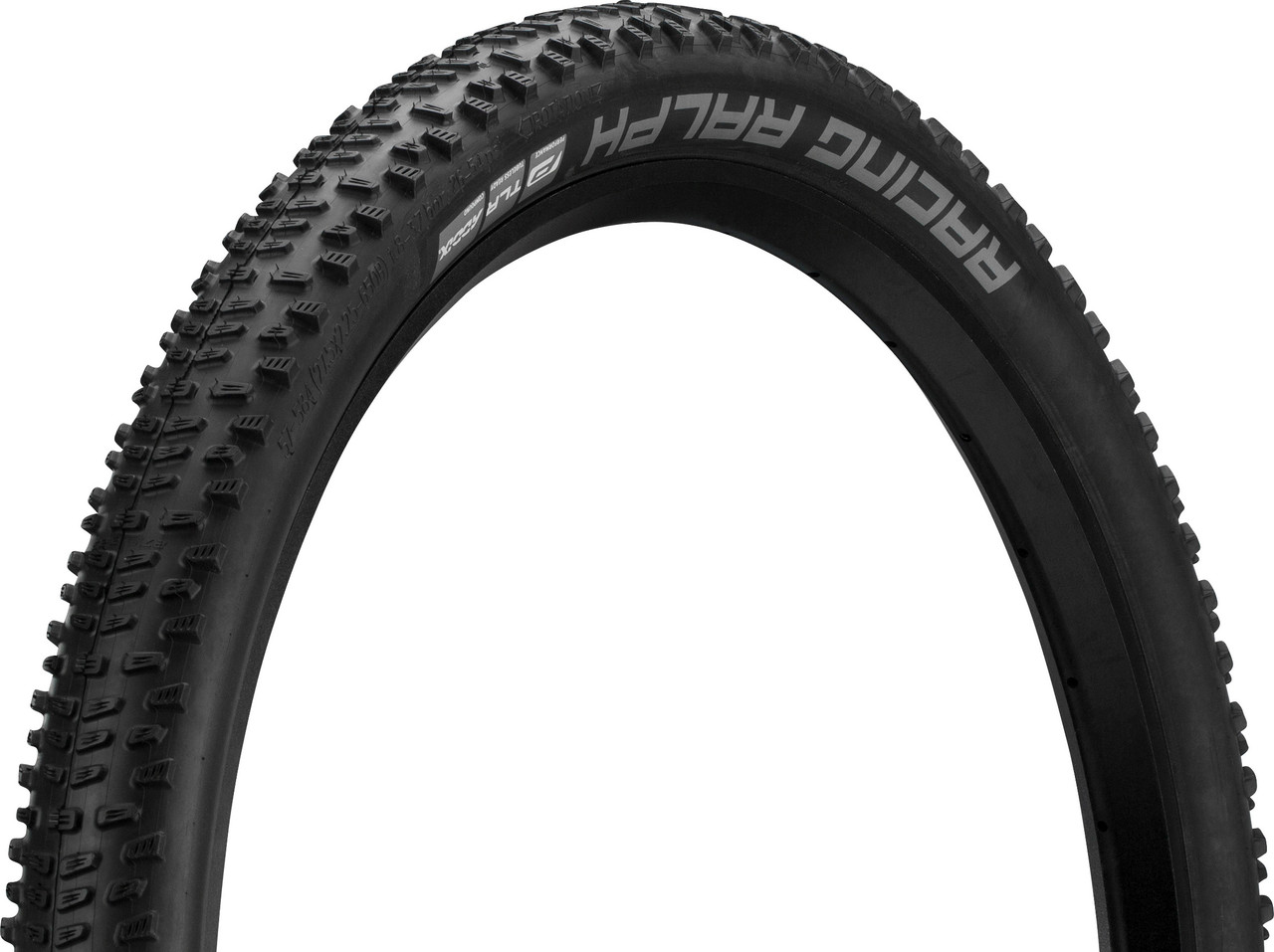 Schwalbe Racing Ralph HS425 Addix Performance TLR Folding Tire - 27.5 X 2.25, Black, For Mountain Bike