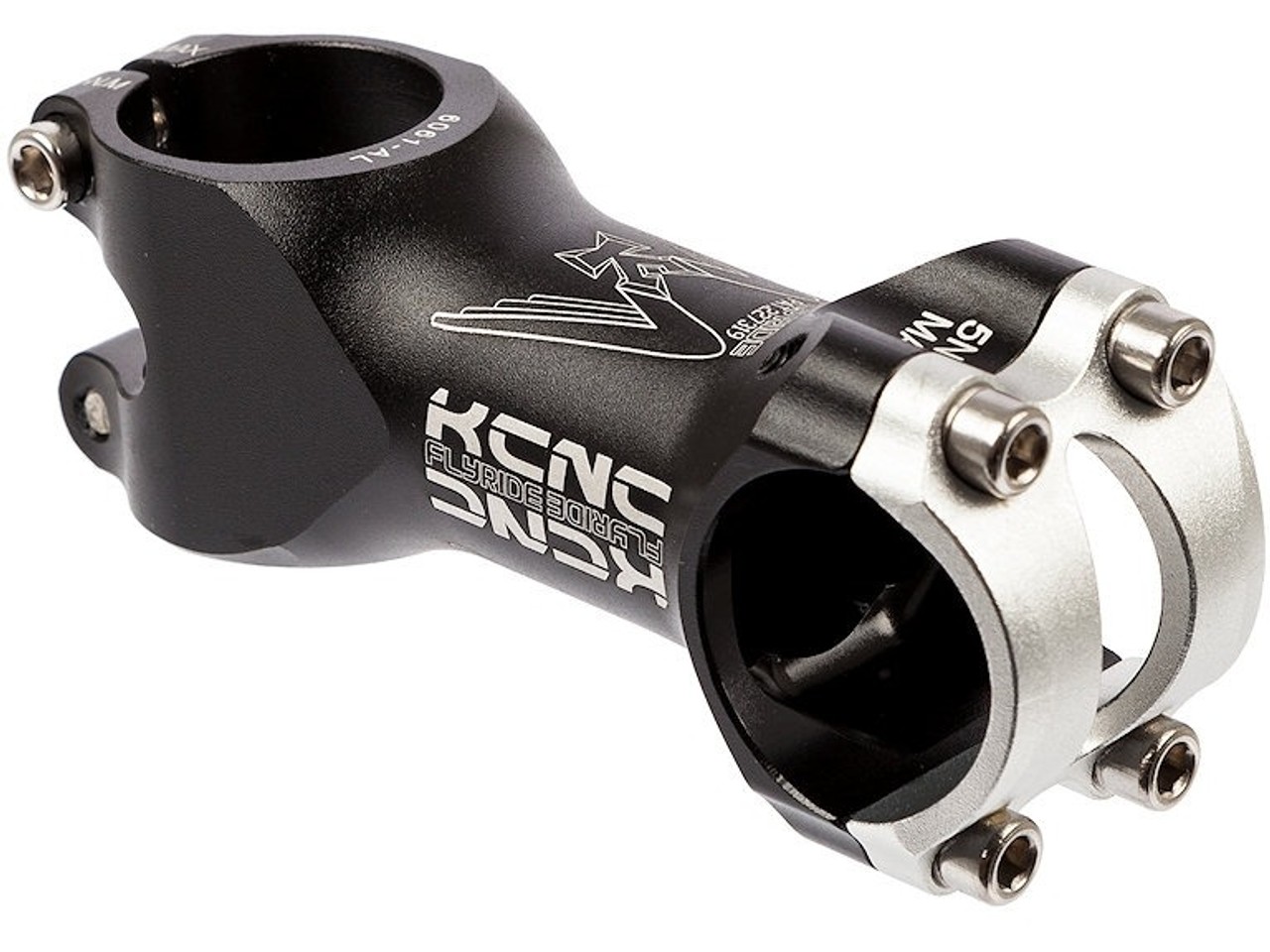 KCNC FLY RIDE 110mm 1 1/8" ALUMINIUM STEM 123g Black XC MTB 