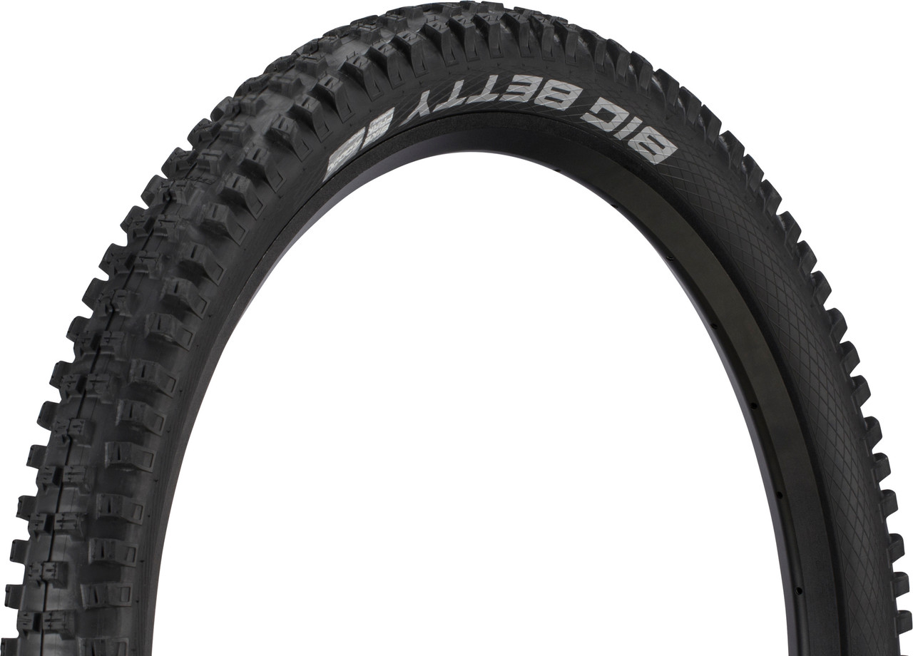 Schwalbe Pneumatico Pieghevole - Big Betty - Evolution | Addix Soft | Super Trail | TLEasy - E-25 - 27.5x2.80" | Black - Foto 5