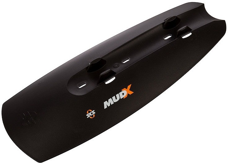 Leichtes Dirtboard mit Gummihalterung SKS Mud-X Vorderradschutzblech Leichtes Dirtboard mit Gummihalterung SKS Mud-X Vorderradschutzblech