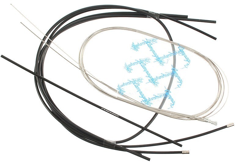 Campagnolo Ultrashift Powershift Bike Pre-Cut Gear & Brake Outer Cable Set White 